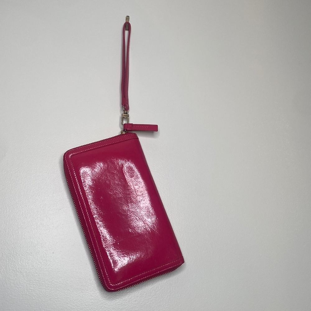 Hot pink Halogen Wristlet Wallet